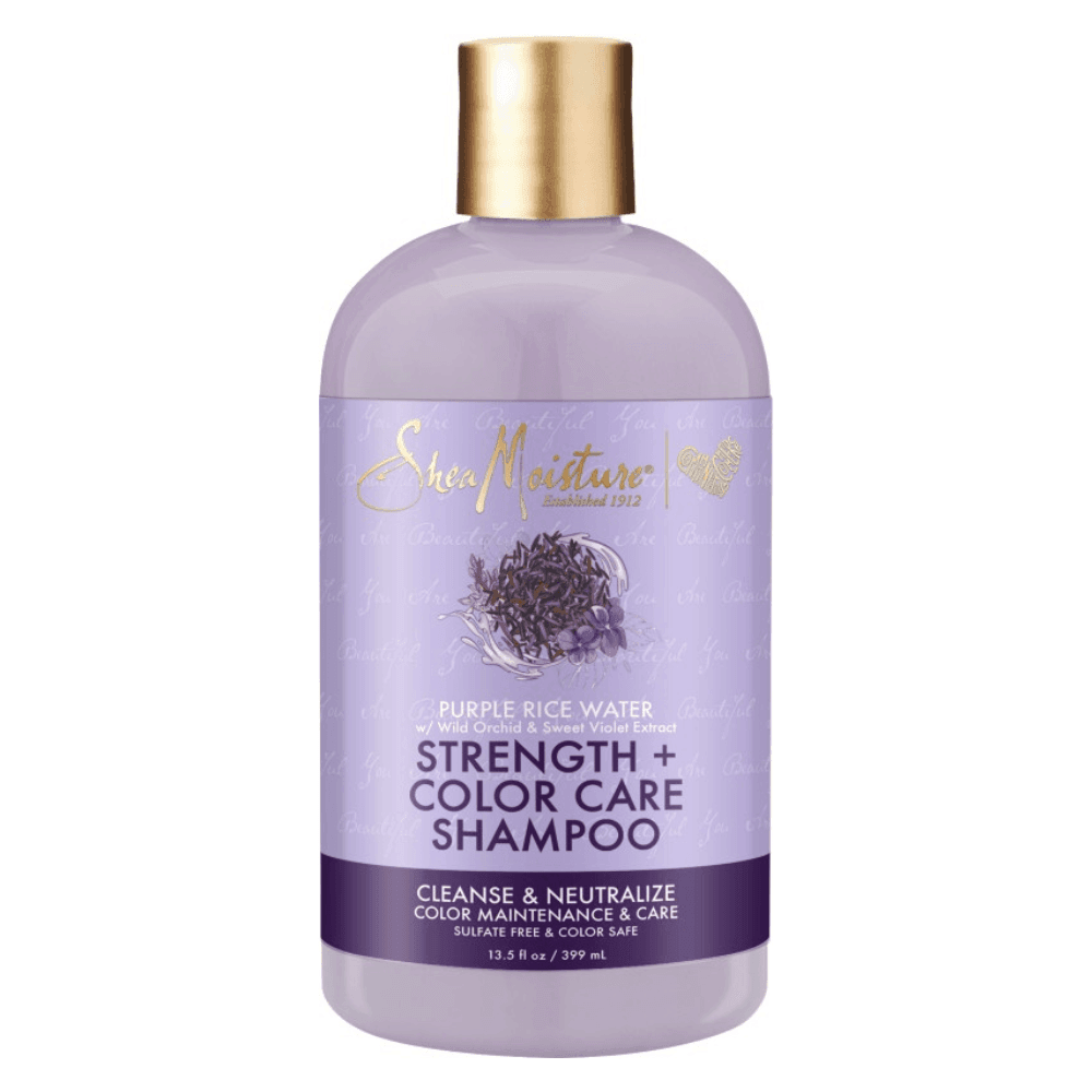 Shea Moisture Purple Rice Water Shampoo 370ml-Strengthening Shampoo-Beauty and hair supply