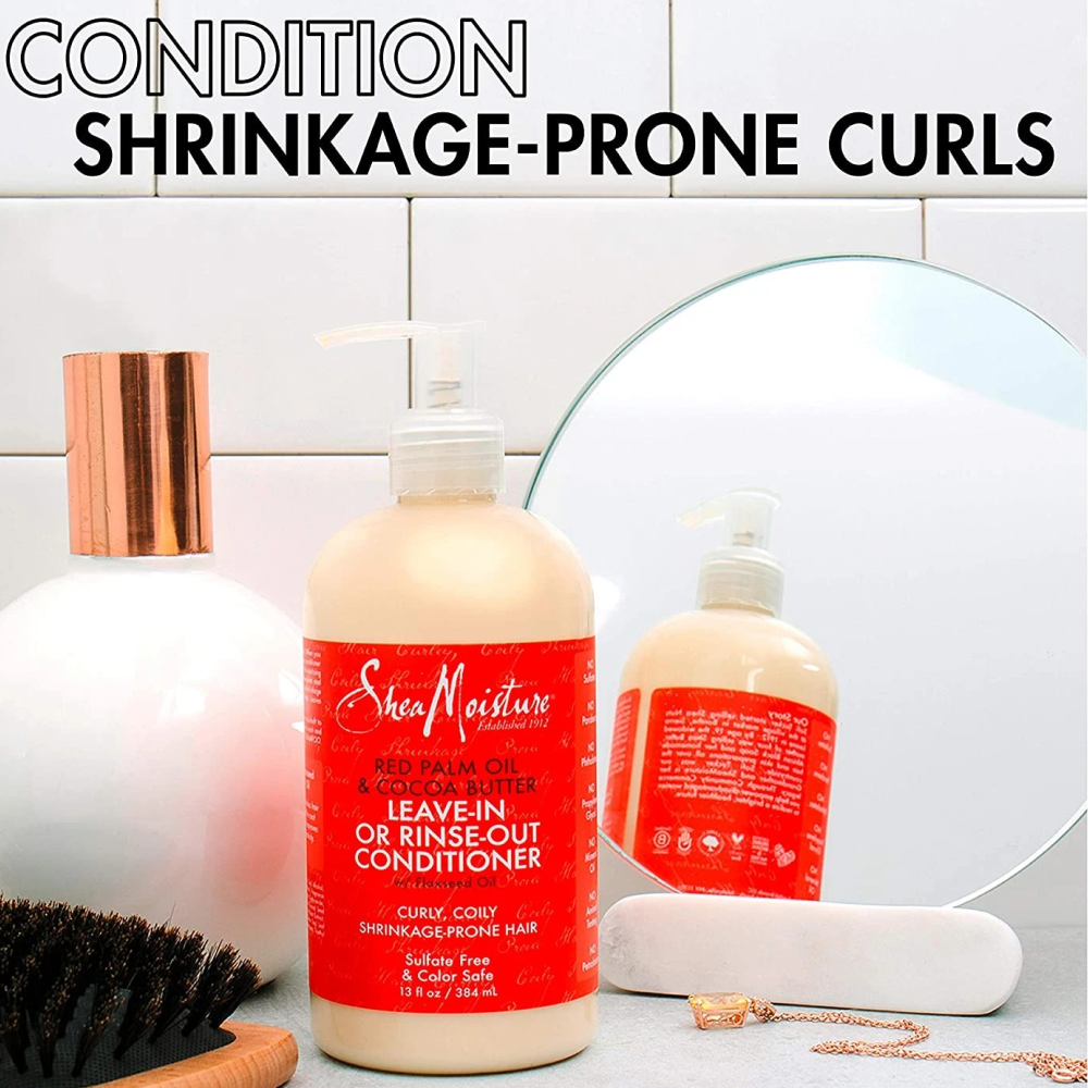 Shea Moisture Red Palm Oil &amp; Cocoa Butter Hi-Slip Detangling Shampoo 384ml-All-Beauty and hair supply
