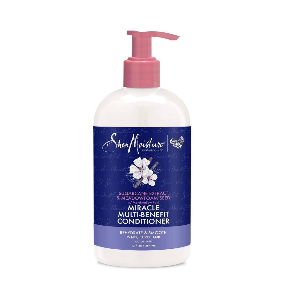 Shea Moisture Sugarcane Extract &amp; Meadowfoam Seed Miracle Conditioner 384ml-Moisturizing Conditioner-Beauty and hair supply