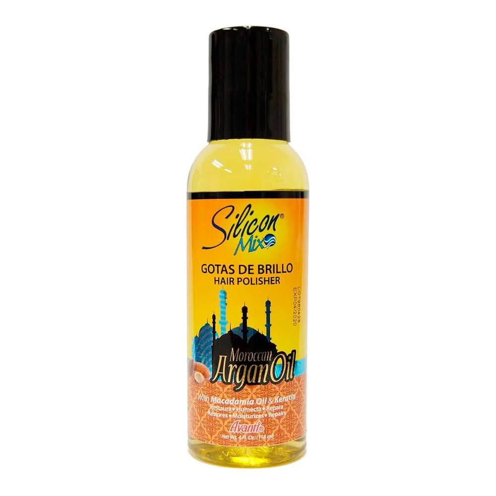 Silicon Mix Argan Oil Gotas De Brillo 118ml-Heat Protectant-Beauty and hair supply