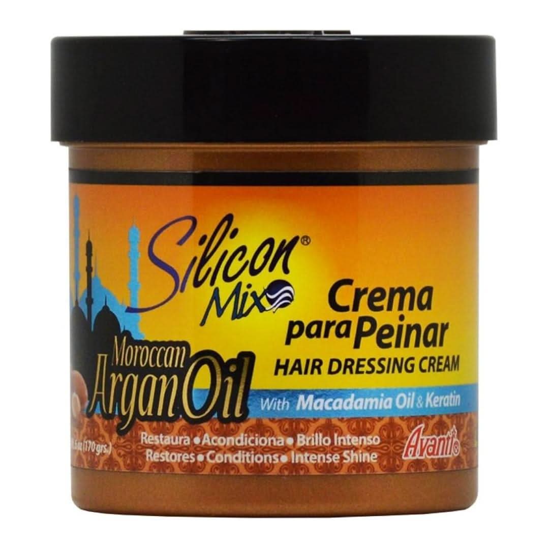 Silicon Mix Argan Oil Leave-In Styling Cream 170ml-Leave-in Cream-Beauty and hair supply