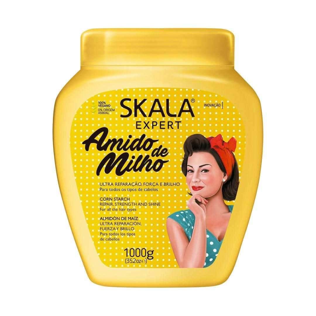 Skala Corn Starch 2-in-1 Hair Strengthening &amp; Shining Cream 1000g-Co-Wash-Beauty and hair supply