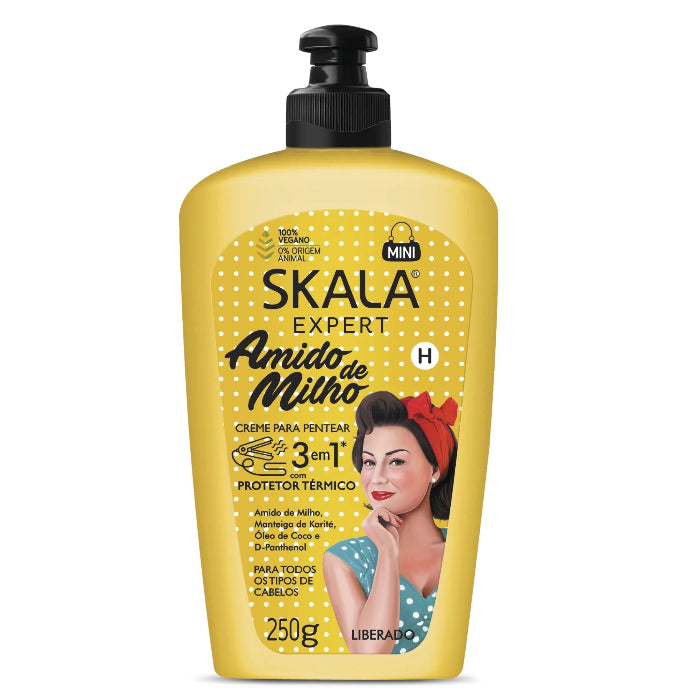 Skala Expert Amido De Milho 3-in-1 Heat Protection Cream - 250g - Beauty and Hair Supply