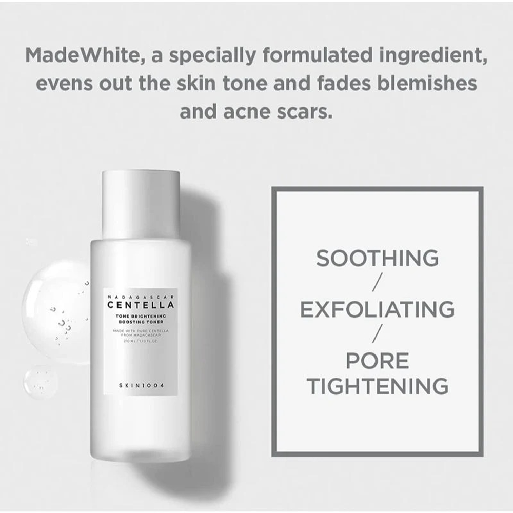 Skin1004 Madagascar Centella Tone Brightening Boosting Toner 210ml-Toner-Beauty and hair supply