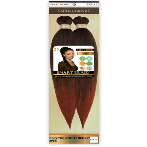 Smart Braid 2X Pre Stretched 26 inches - Beauty and Hair Supply