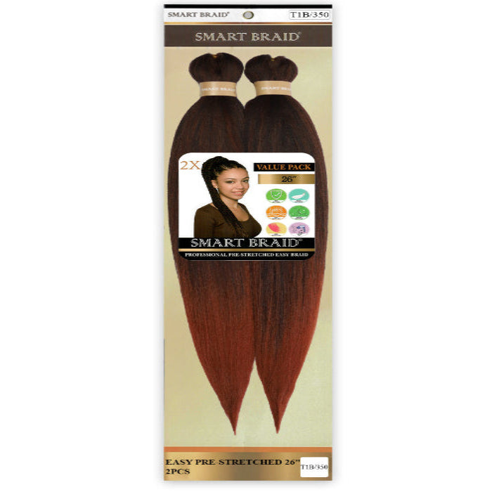 Smart Braid 2X Pre Stretched 26 inches - Beauty and Hair Supply