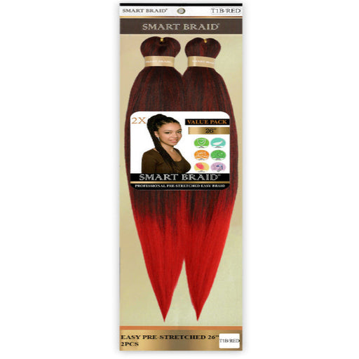 Smart Braid 2X Pre Stretched 26 inches - Beauty and Hair Supply