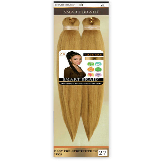 Smart Braid 2X Pre Stretched 26 inches - Beauty and Hair Supply