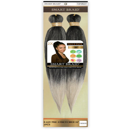 Smart Braid 2X Pre Stretched 26 inches - Beauty and Hair Supply