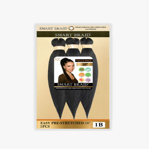 Smart Braid 3X Pre-Stretched 16 inches - Beauty and Hair Supply