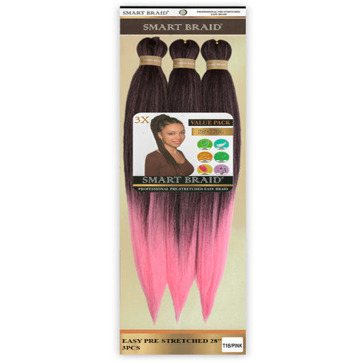 Smart Braid 3X Pre Stretched 28 inches - Beauty and Hair Supply