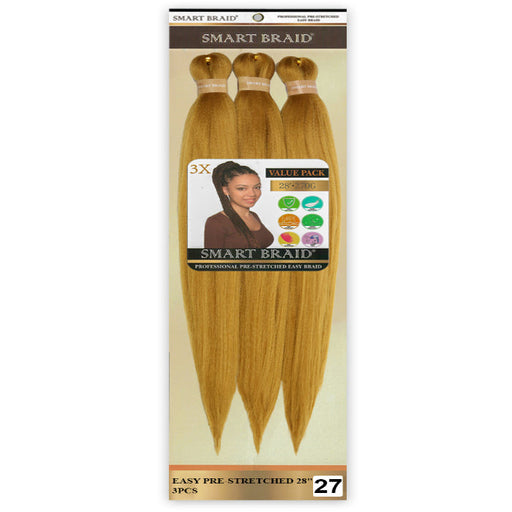 Smart Braid 3X Pre Stretched 28 inches - Beauty and Hair Supply