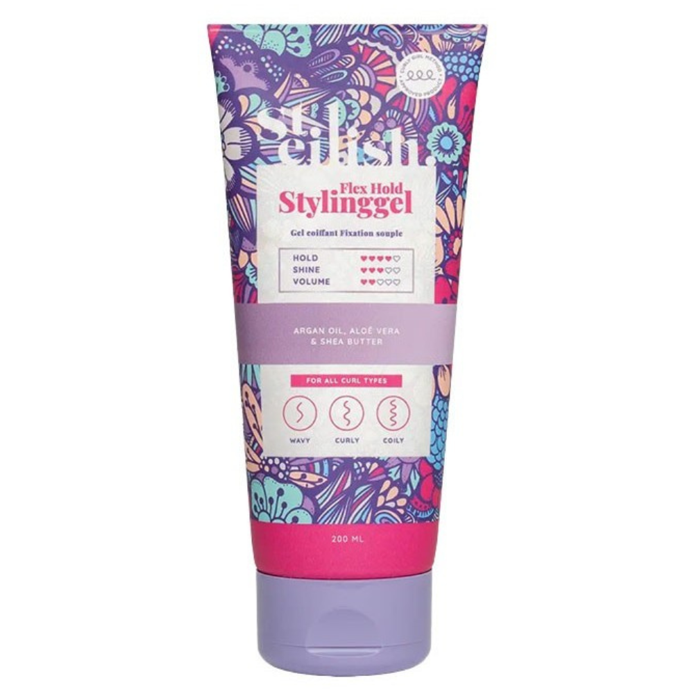 Steilish Flex Hold Curl Styling Gel 200ml-Gel-Beauty and hair supply
