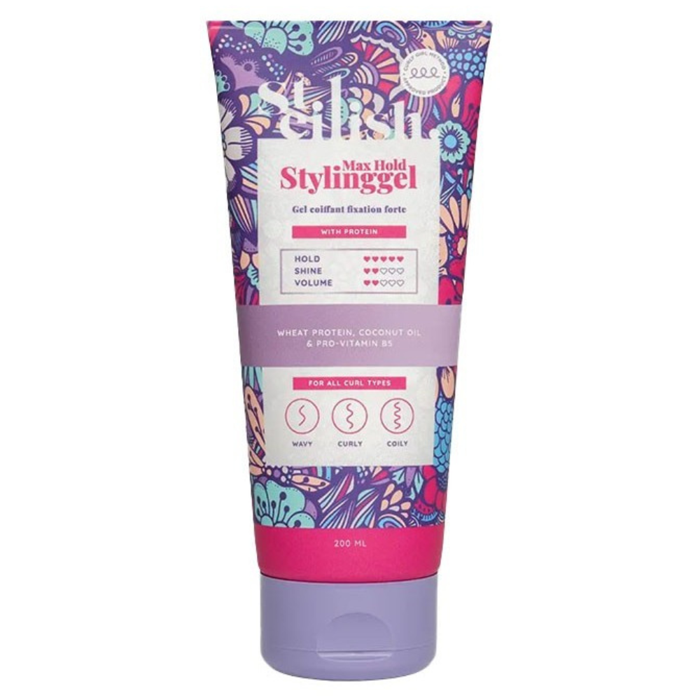 Steilish Max Hold Curl Styling Gel 200ml-Gel-Beauty and hair supply