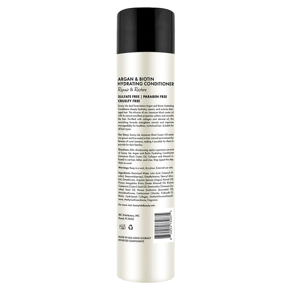 Sunny Isle Argan &amp; Biotin Hydrating Conditioner-All-Beauty and hair supply