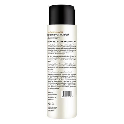 Sunny Isle Argan &amp; Biotin Hydrating Shampoo 298ml-All-Beauty and hair supply