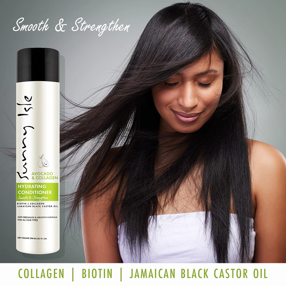Sunny Isle Avocado &amp; Collagen Hydrating Conditioner-All-Beauty and hair supply