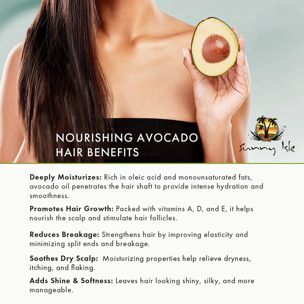 Sunny Isle Avocado &amp; Collagen Hydrating Conditioner-All-Beauty and hair supply