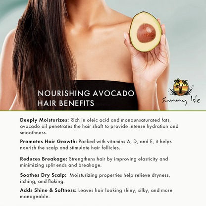 Sunny Isle Avocado &amp; Collagen Hydrating Conditioner-All-Beauty and hair supply