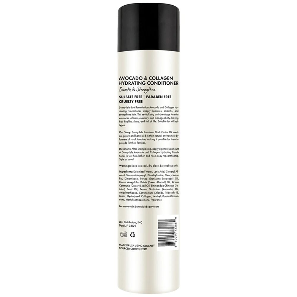 Sunny Isle Avocado &amp; Collagen Hydrating Conditioner-All-Beauty and hair supply