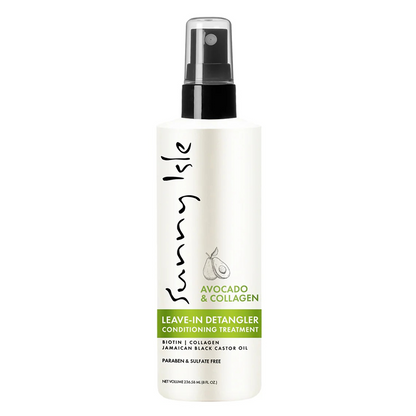 Sunny Isle Avocado &amp; Collagen Leave-In Detangler Conditioning Treatment 236ml-All-Beauty and hair supply