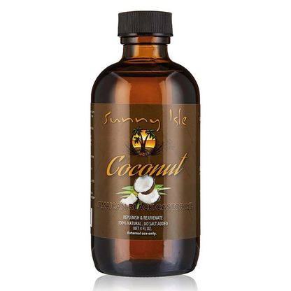 Sunny Isle Jamaican Black Castor Oil Coconut 4oz-Hair Oil-Beauty and hair supply