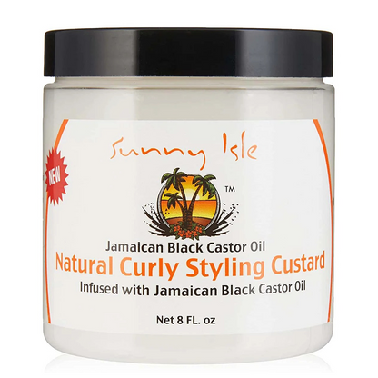 Sunny Isle Jamaican Black Castor Oil Curly Custard 8oz-All-Beauty and hair supply