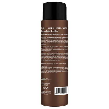 Sunny Isle Jamaican Black Castor Oil Hair and Beard Wash 354ml-All-Beauty and hair supply