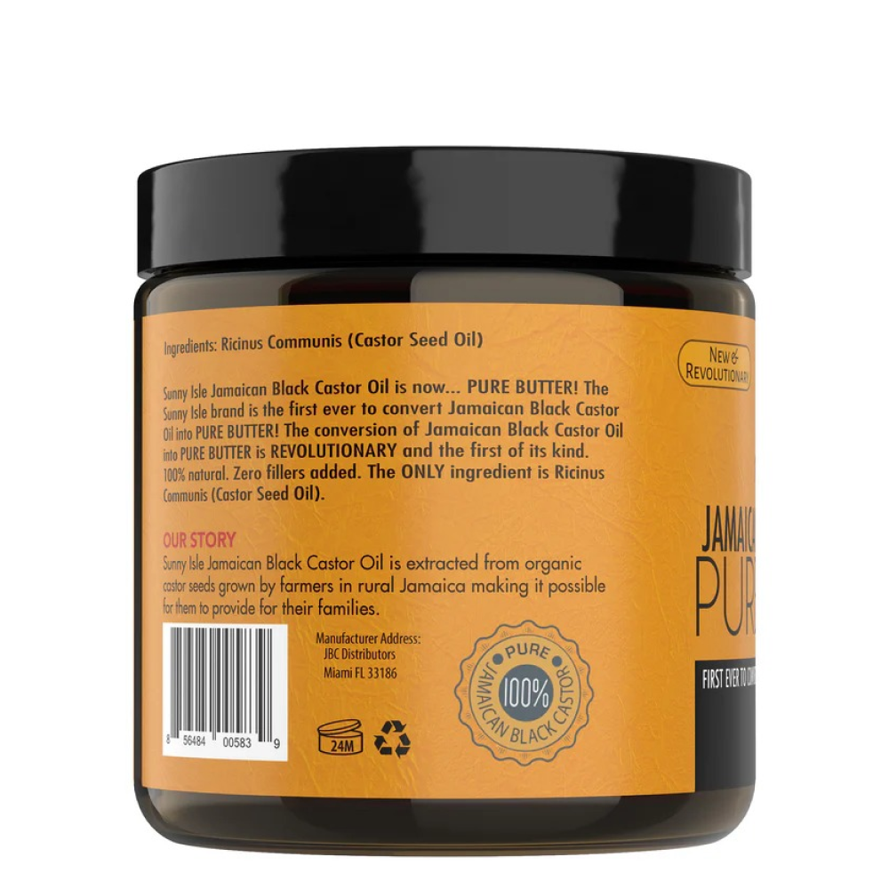 Sunny Isle Jamaican Black Castor Oil Pure Butter 4oz-Body Butter-Beauty and hair supply
