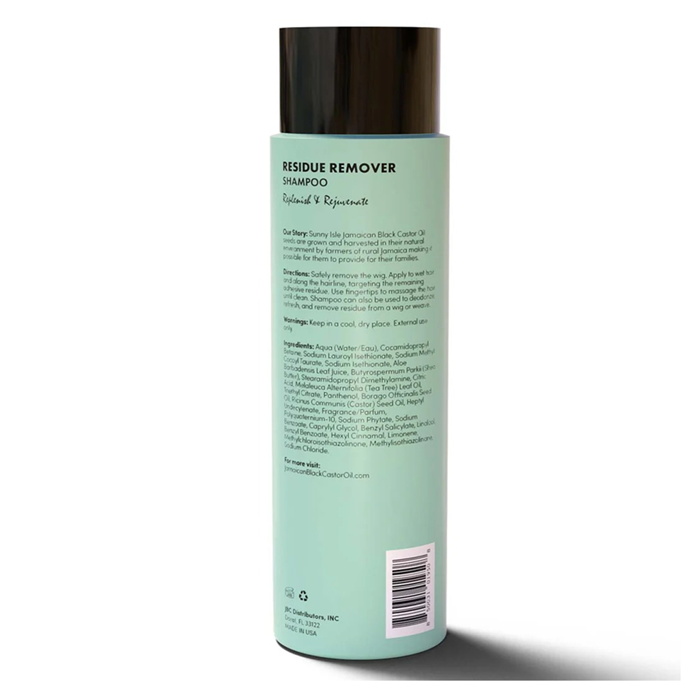 Sunny Isle Just For Wig, Weave, Braid &amp; Extensions - Residue Remover Shampoo 12oz-All-Beauty and hair supply