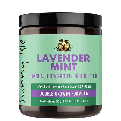 Sunny Isle Lavender Mint Hair &amp; Strong Roots Pure Butter-All-Beauty and hair supply