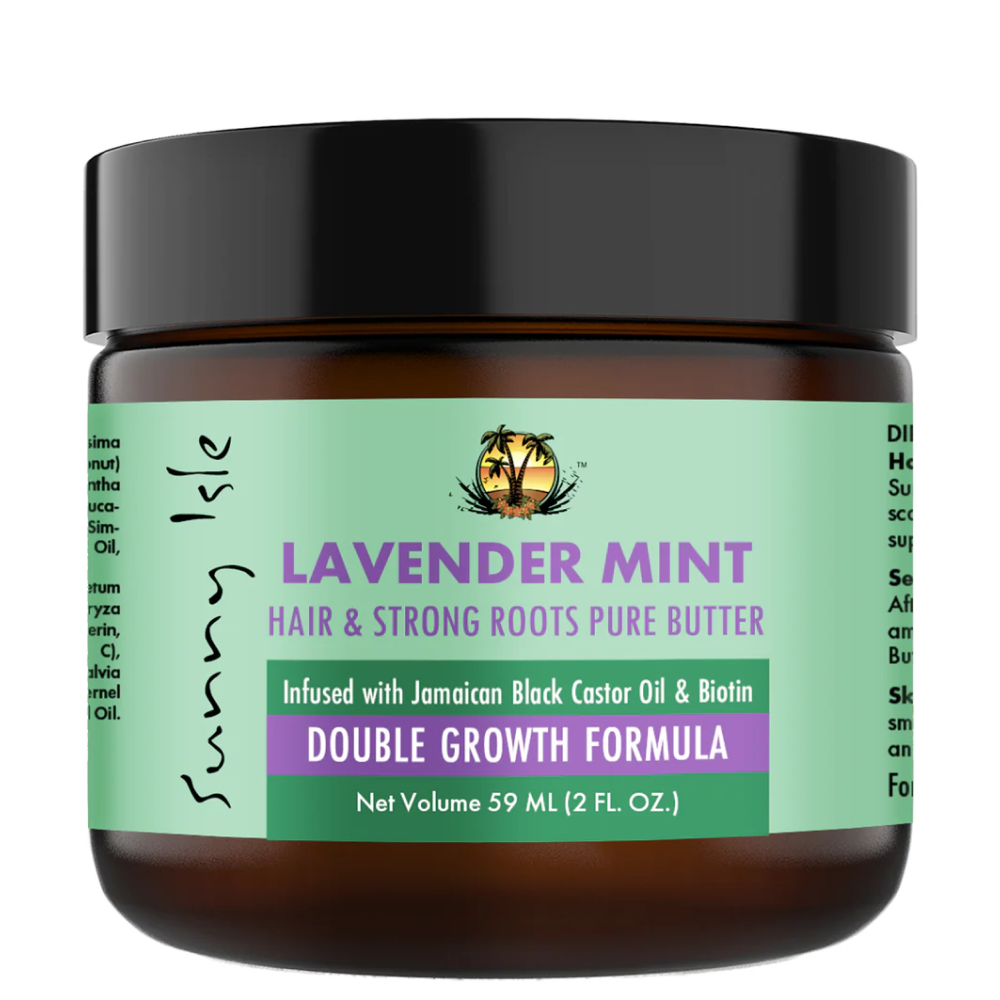 Sunny Isle Lavender Mint Hair &amp; Strong Roots Pure Butter-All-Beauty and hair supply