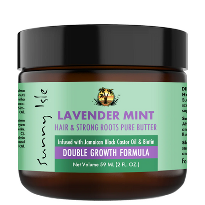 Sunny Isle Lavender Mint Hair &amp; Strong Roots Pure Butter-All-Beauty and hair supply