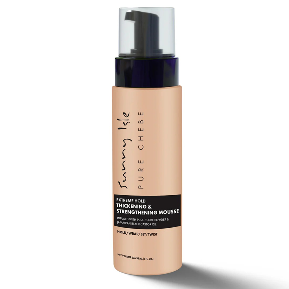 Sunny Isle Pure Chebe Extreme Hold Thickening &amp; Strengthening Mousse 236ml-All-Beauty and hair supply