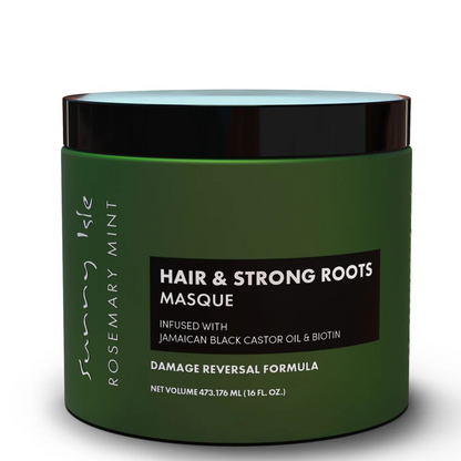 Sunny Isle Rosemary Mint Hair &amp; Strong Roots Masque 473ml-All-Beauty and hair supply