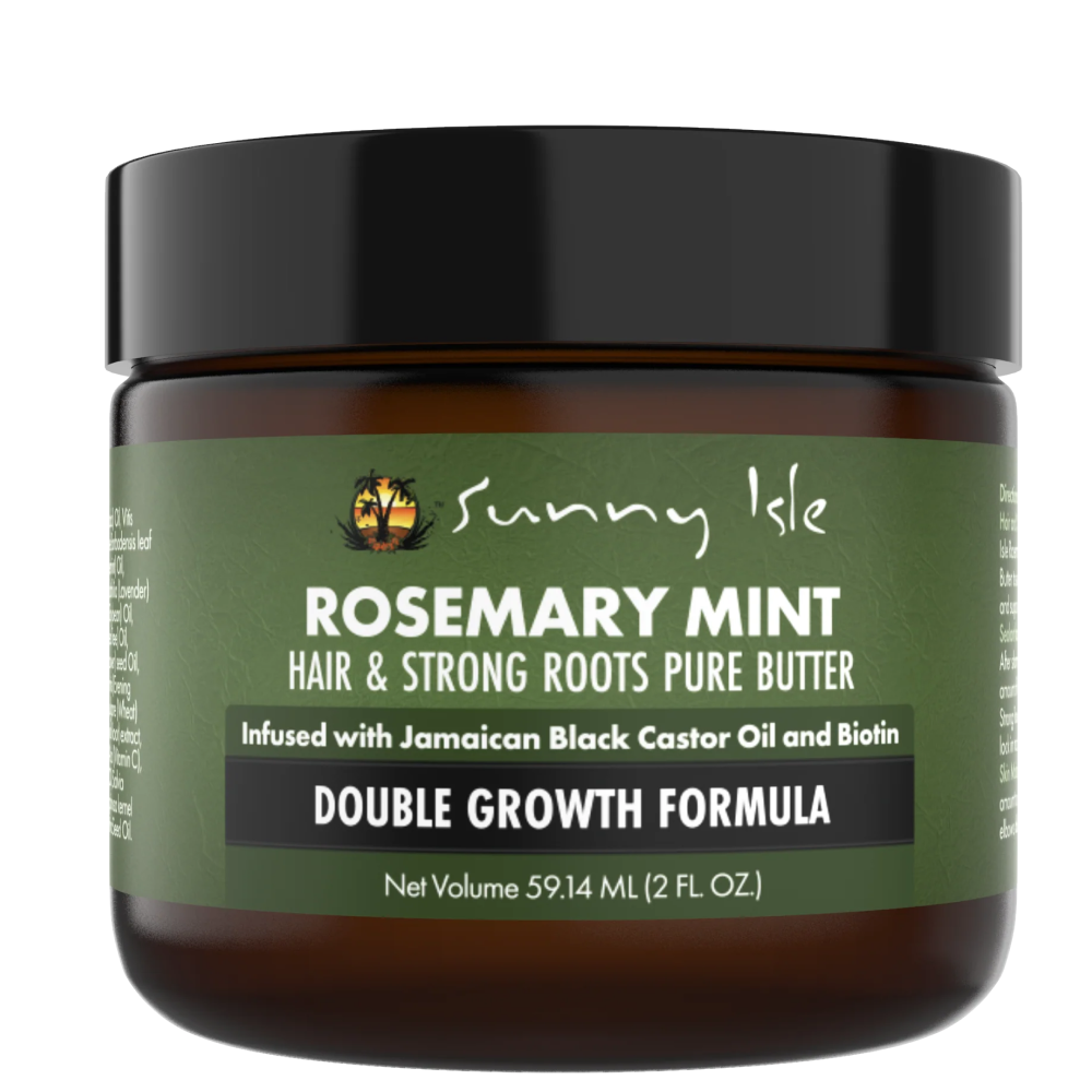 Sunny Isle Rosemary Mint &amp; Strong Roots Pure Butter 2oz-All-Beauty and hair supply