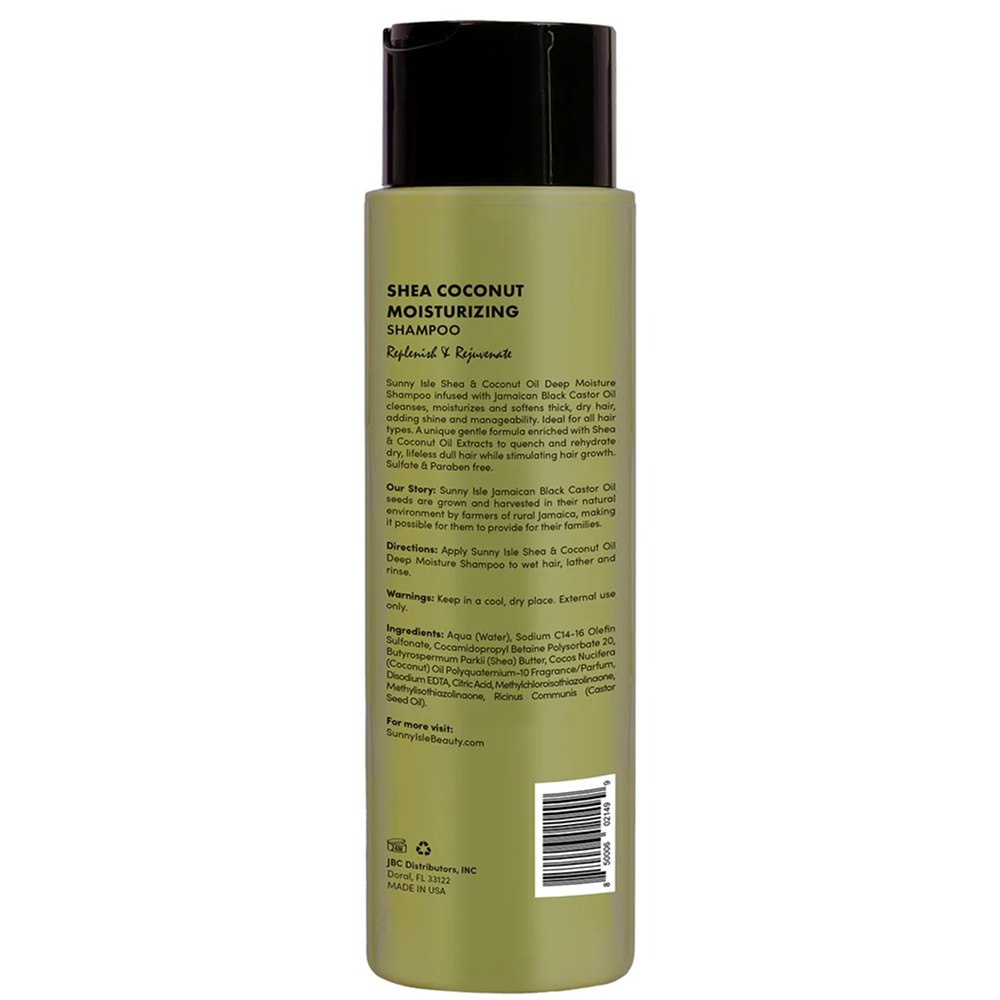 Sunny Isle Shea Coconut Moisturizing Shampoo 12oz-All-Beauty and hair supply