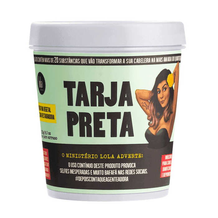 Tarja Preta Máscara Restauradora Lola Cosmetics 230g - Beauty and Hair Supply