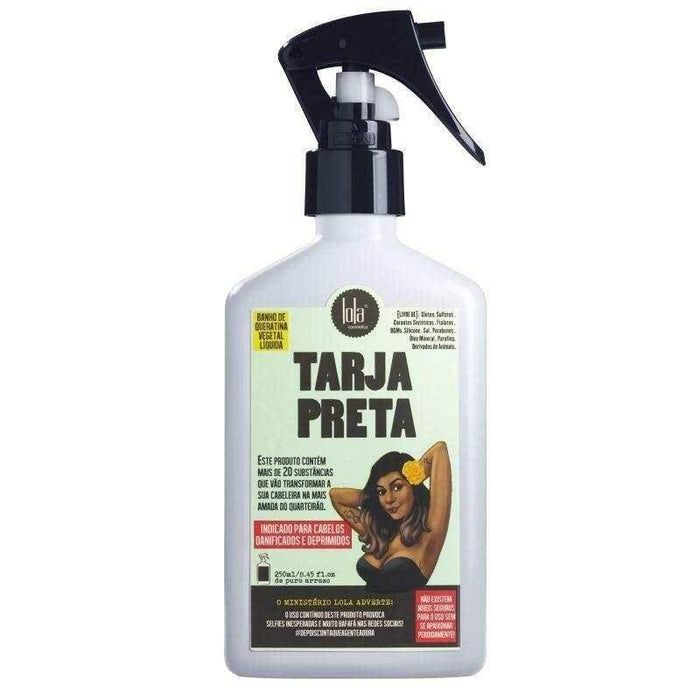 Tarja Preta Queratina Vegetal Spray Lola Cosmetics 250ml - Beauty and Hair Supply