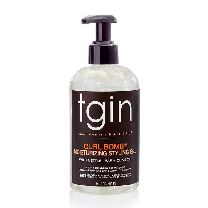 Tgin Curl Bomb Moisturizing Styling Gel 384ml - Beauty and Hair Supply