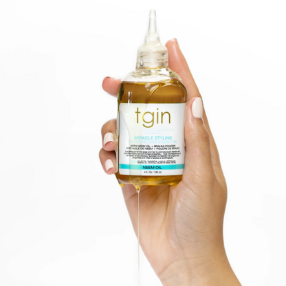 Tgin Miracle Styling Ayurvedic Hair &amp; Scalp Oil 4oz-Hair Oil-Beauty and hair supply