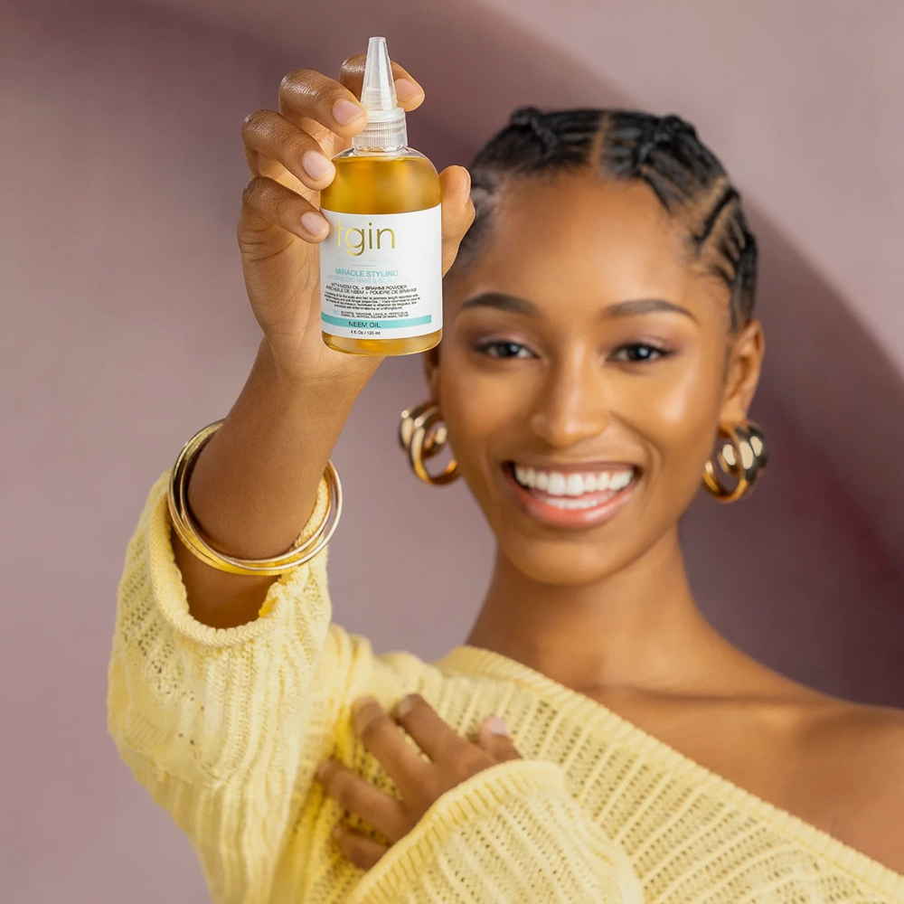 Tgin Miracle Styling Ayurvedic Hair &amp; Scalp Oil 4oz-Hair Oil-Beauty and hair supply