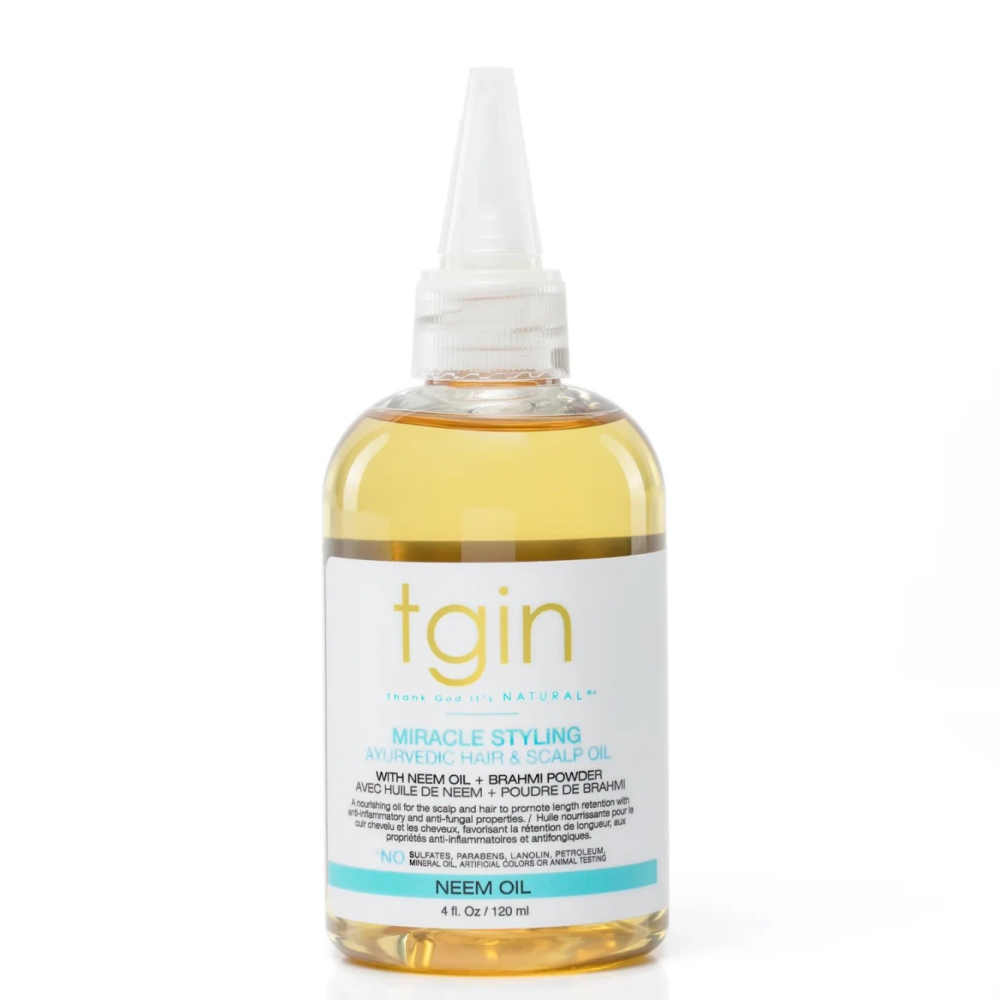 Tgin Miracle Styling Ayurvedic Hair &amp; Scalp Oil 4oz-Hair Oil-Beauty and hair supply