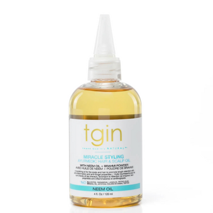 Tgin Miracle Styling Ayurvedic Hair &amp; Scalp Oil 4oz-Hair Oil-Beauty and hair supply