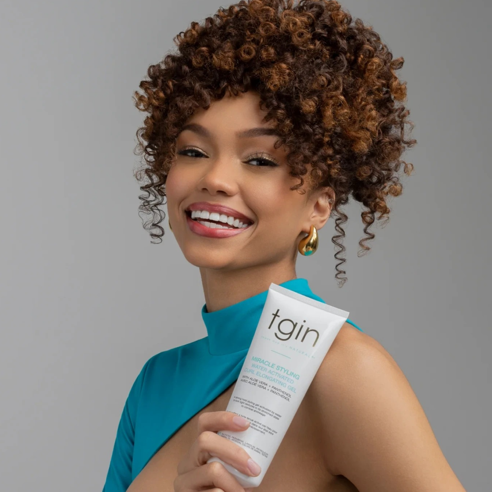 Tgin Miracle Styling Water Activated Curl Elongating Gel 8oz-Gel-Beauty and hair supply