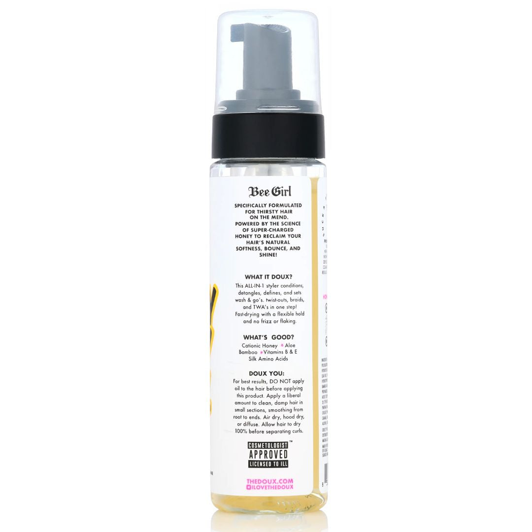 The Doux Bee Girl Crazy Sexy Curl Honey Setting Foam-All-Beauty and hair supply
