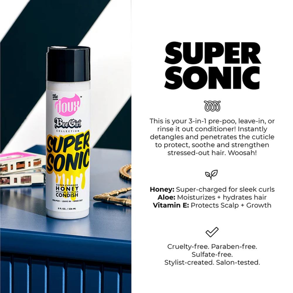 The Doux Bee Girl Supersonic Honey Condish 236ml-Styling Spray-Beauty and hair supply