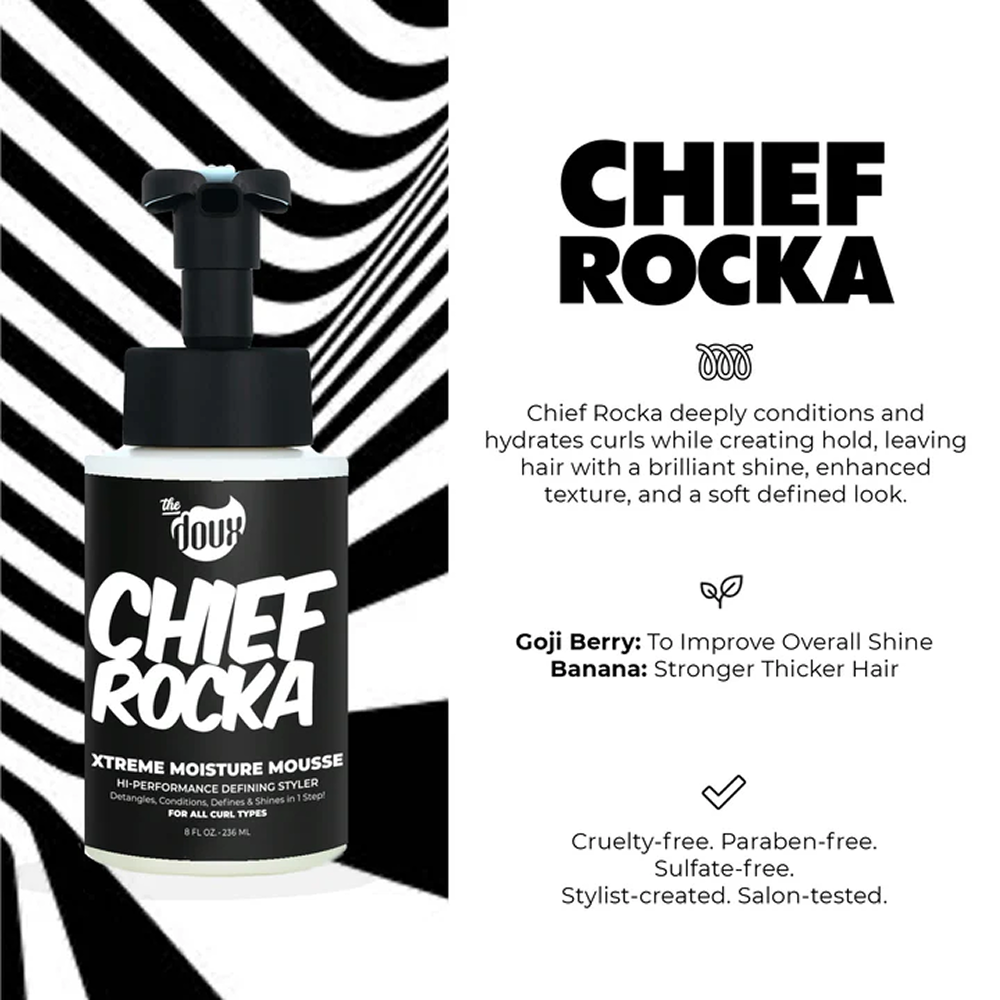 The Doux Chief Rocka Xtreme Mousse 8oz-All-Beauty and hair supply