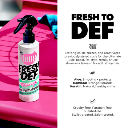 The Doux Fresh To Def Wash + Go Leave-in Curl Refresher 236ml-Curl Refresher-Beauty and hair supply
