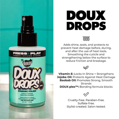 The Doux Press Play Drops Bonding Polish 4oz-All-Beauty and hair supply
